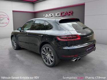 Porsche macan turbo 3.6 v6 400 ch pdk  finition carbone / toit ouvrant panoramique / full cuir / camera de recule / occasion...