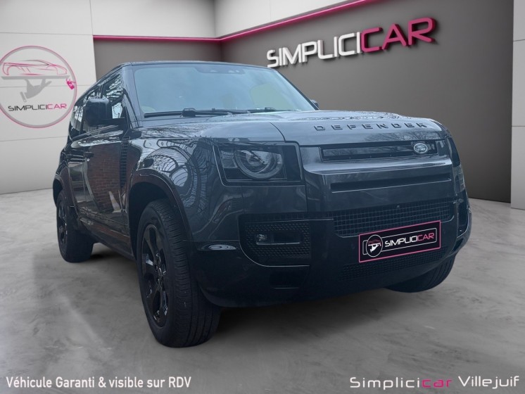 Land rover defender 110 p400e phev bva8 x-dynamic x, toit pano, sièges av chauffants, son méridian, garantie 12 mois...