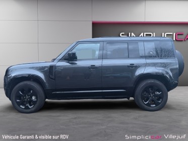 Land rover defender 110 p400e phev bva8 x-dynamic x, toit pano, sièges av chauffants, son méridian, garantie 12 mois...