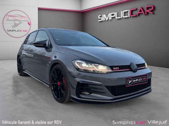 Volkswagen golf 2.0 tsi 290 dsg7 gti tcr, caméra recul, carplay/android auto, sono dynaudio, garantie 12 mois. occasion...