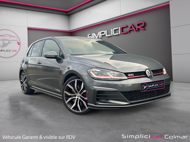 Volkswagen golf 7 vii gti 2.0 tsi 245 dsg7 gti performance virtual jantes 19 garantie 12 mois occasion simplicicar colmar...