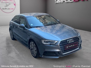 Audi a3 sportback 35 tfsi cod 150 s tronic 7 s line exterieur garantie 12 mois occasion paris 15ème (75) simplicicar...
