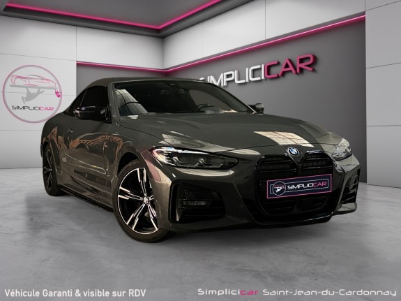 Bmw serie 4 cabriolet g23 420i 184 ch bva8 m sport  garantie 12 mois entretien bmw et attelage démontable occasion...