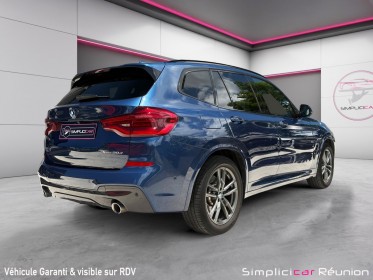Bmw x3 g01 2.0 d xdrive 190ch bva8 m sport -  caméra de recul - gps - occasion réunion ville st pierre simplicicar...
