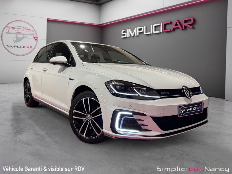Volkswagen golf gte 1.4 tsi 150ch dsg6 carplay origine france garantie 12 mois occasion simplicicar nancy simplicicar...
