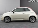Fiat 500 0.9 85 ch twinair lounge cabriolet climatisation bi-zone bluetooth garantie 12 mois occasion simplicicar...