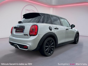 Mini hatch 5 portes cooper s 192 ch bva6 finition red hot chili  - toit ouvrant- carnet complet occasion simplicicar rennes...