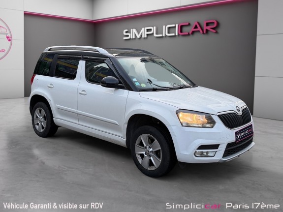 Skoda yeti 2.0 tdi cr 110 fap elégance/ radar de recul / rÉgulateur de vitesse occasion paris 17ème (75)(porte maillot)...