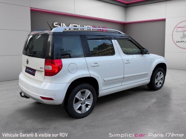 Skoda yeti 2.0 tdi cr 110 fap elégance/ radar de recul / rÉgulateur de vitesse occasion paris 17ème (75)(porte maillot)...