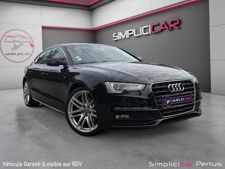 Audi a5 sportback 2.0 tdi 190 clean diesel s line multitronic a attelage gps garantie 12 mois occasion simplicicar pertuis ...