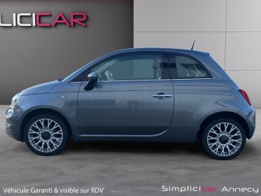 Fiat 500 my17 1.2 69 ch lounge, toit en verre, garantie 12 mois occasion simplicicar annecy simplicicar simplicibike france