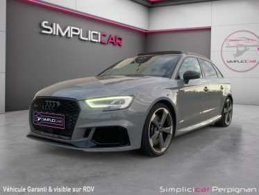 Audi rs3 sportback 2.5 tfsi 400 ch s tronic quattro garantie 12 mois carplay/toit ouvrant/gps/caméra/bang  olufsen sound......