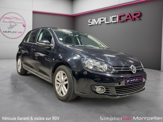 Volkswagen golf 1.6 tdi 105ch confortline regulateur radar avant arrière garantie 12 mois occasion montpellier (34)...