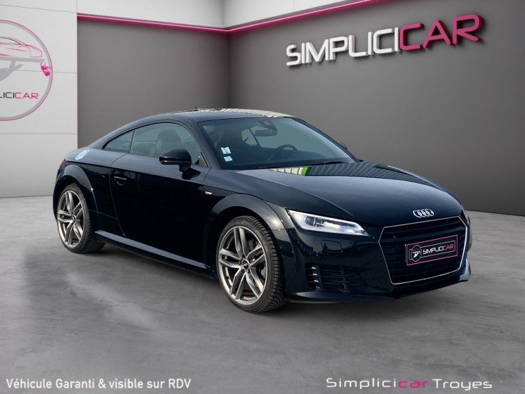 Audi tt coupe 2.0 tfsi 230 s line bangolufsen régulateur keyless garantie 12 mois occasion barberey simplicicar simplicibike...
