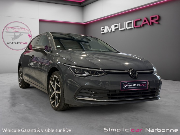Volkswagen golf 2.0 tdi scr 150 dsg7 style 1st toit ouvrant carplay garantie 12 mois occasion simplicicar narbonne...