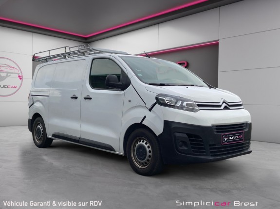 Citroen jumpy fourgon m bluehdi 120 ss bvm6 - carnet d'entretien À jour - garantie 12 mois - occasion simplicicar brest...