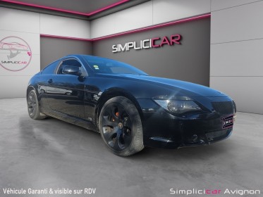 Bmw serie 6 e63 645ci séquentielle smg v8 333ch occasion avignon (84) simplicicar simplicibike france