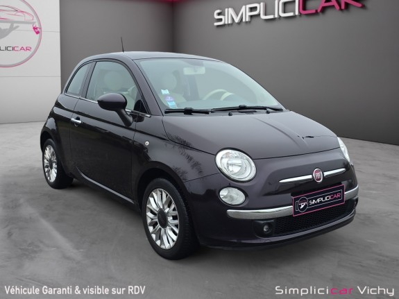 Fiat 500 serie 3 1.2l 69 ch lounge révisée garantie 12 mois climatisation toit panoramique occasion simplicicar vichy...