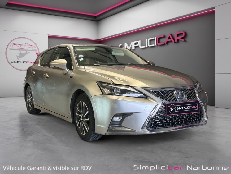 Lexus ct 1.8 business pack caméra bluetooth garantie 12 mois occasion simplicicar narbonne simplicicar simplicibike france