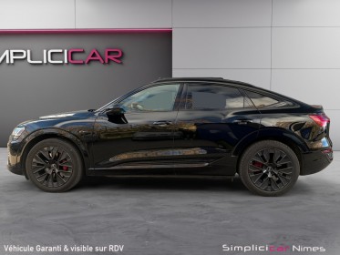 Audi q8 e-tron sportback s-line 55 408 ch 114 kwh quattro - toit ouvrant - méplat - siège electrique mémoire - caméra 360...