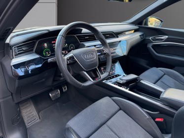 Audi q8 e-tron sportback s-line 55 408 ch 114 kwh quattro - toit ouvrant - méplat - siège electrique mémoire - caméra 360...