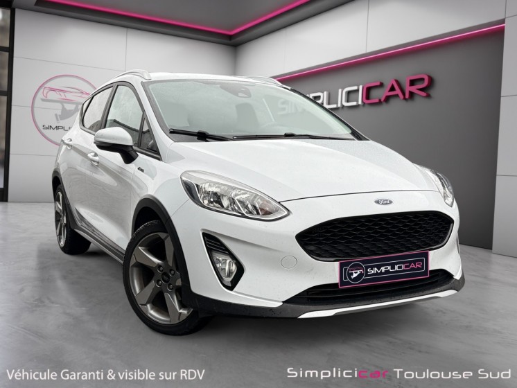 Ford fiesta active 1.0 ecoboost 85 ss bvm6 active pack caméra de recul suivis complets garantie 12 mois occasion simplicicar...