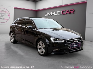 Audi a3 sportback ambition s tronic 6 2.0 tdi 150 occasion cannes (06) simplicicar simplicibike france