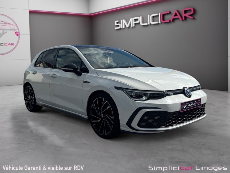 Volkswagen golf 2.0 tdi scr 200 dsg7 gtd garantie 12 mois occasion simplicicar limoges  simplicicar simplicibike france
