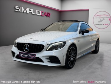 Mercedes classe c coupe 220d 9g-tronic amg line pack sport - toit ouvrant - burmester - attelage - caméra 360 - garantie...