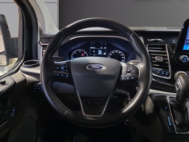 Ford transit custom cabine approfondie 300 l1h1 2.0 ecoblue 130 bva limited tva récupérable clim garantie 12 mois occasion...