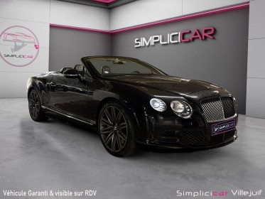 Bentley continental gtc 6.0 w12 – 635 ch speed, caméra ar/360, radar av/ar, siège chauffant/ventilé/massant, garantie...
