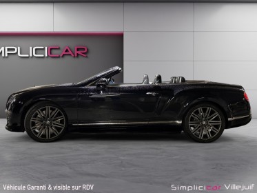 Bentley continental gtc 6.0 w12 – 635 ch speed, caméra ar/360, radar av/ar, siège chauffant/ventilé/massant, garantie...