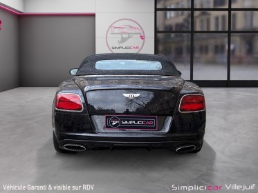Bentley continental gtc 6.0 w12 – 635 ch speed, caméra ar/360, radar av/ar, siège chauffant/ventilé/massant, garantie...