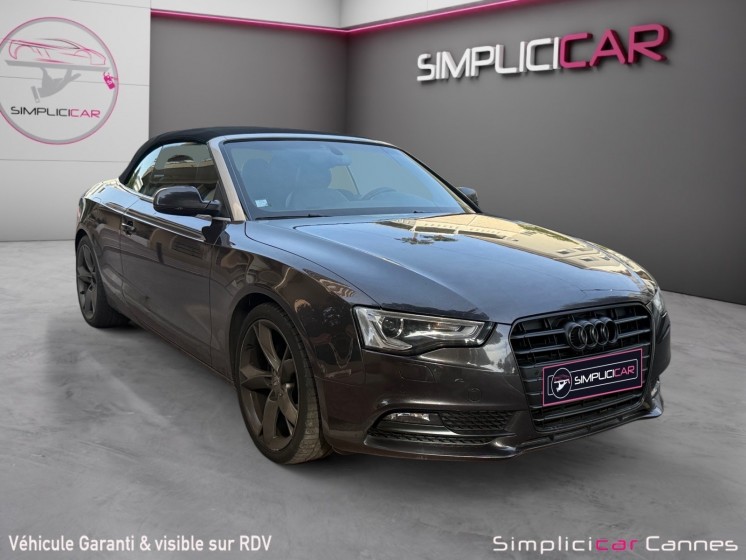 Audi a5 cabriolet 2.0 tdi 177 avus multitronic 8 a occasion cannes (06) simplicicar simplicibike france
