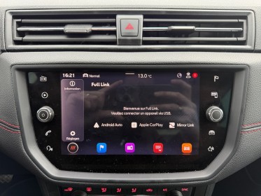 Seat ibiza 1.0 tsi 110 ch s/s bvm6 fr camera de recul radar av / ar apple carplay bluetooth garantie 12 mois occasion...