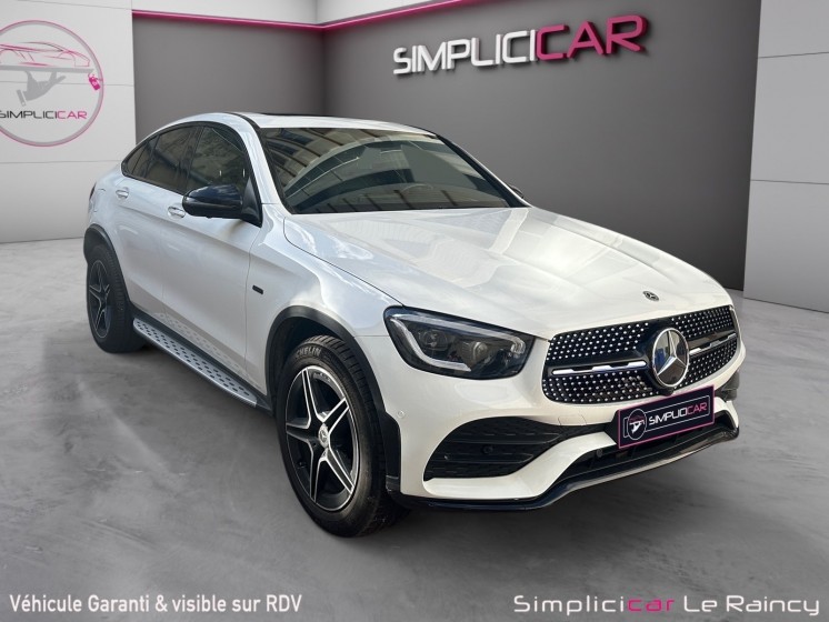 Mercedes glc coupe 300 e eq power 9g-tronic 4matic amg toit ouvrant led ambiance carplay suivi complet mercedes garantie...