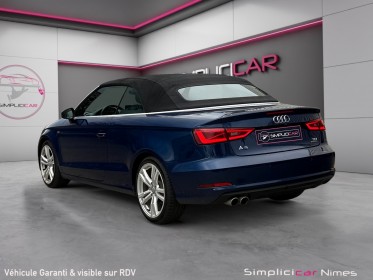 Audi a3 cabriolet 2.0 tdi 184 quattro s line s tronic 6 - siège chauffants - chauffe nuque - caméra - garantie 12 mois...