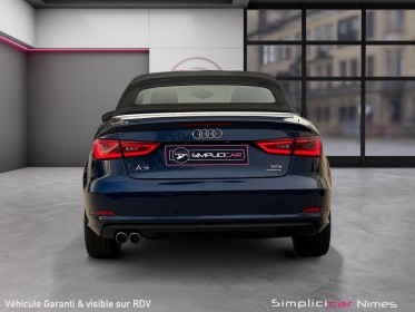 Audi a3 cabriolet 2.0 tdi 184 quattro s line s tronic 6 - siège chauffants - chauffe nuque - caméra - garantie 12 mois...