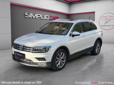 Volkswagen tiguan 2.0 tdi 150 bluemotion technology dsg7 carat edition occasion cannes (06) simplicicar simplicibike france