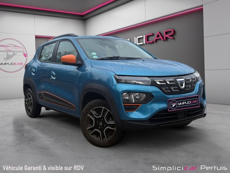 Dacia spring confort plus gps cuir camera de recul  1ère main entretien complet dacia autonomie 200 kms garantie 12 mois...