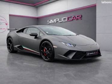Lamborghini huracan 5.2 v10 640ch performante lp640-4 malus payé en cours d'arrivage occasion simplicicar rennes simplicicar...