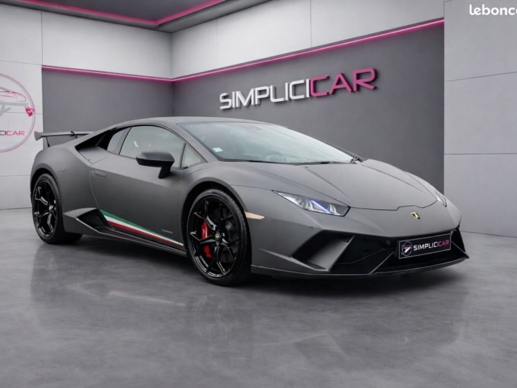 Lamborghini huracan 5.2 v10 640ch performante lp640-4 malus payé en cours d'arrivage occasion simplicicar rennes simplicicar...