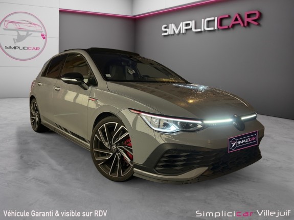 Volkswagen golf 8 gti clubsport 300ch - cuir ventilé / v-max débridée / dcc nürb / suivi vw / garantie 12 mois occasion...
