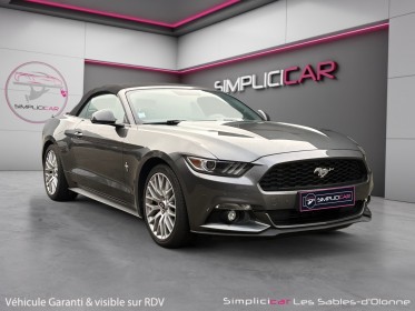 Ford mustang convertible 2.3 ecoboost 317 sièges av chauffants et ventilés sièges cuir garantie 12 mois occasion...