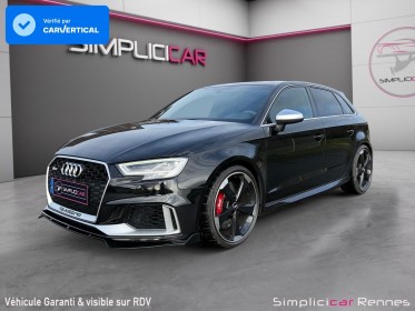Audi rs3 sportback 2.5 tfsi 400cv s tronic 7 quattro, ligne miltek, moteur daza, occasion simplicicar rennes simplicicar...