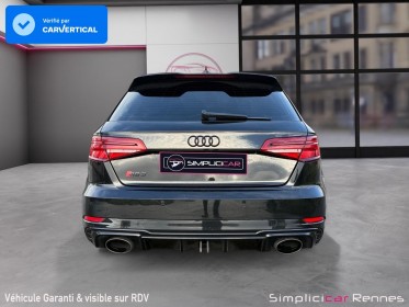 Audi rs3 sportback 2.5 tfsi 400cv s tronic 7 quattro, ligne miltek, moteur daza, occasion simplicicar rennes simplicicar...