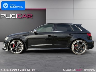 Audi rs3 sportback 2.5 tfsi 400cv s tronic 7 quattro, ligne miltek, moteur daza, occasion simplicicar rennes simplicicar...