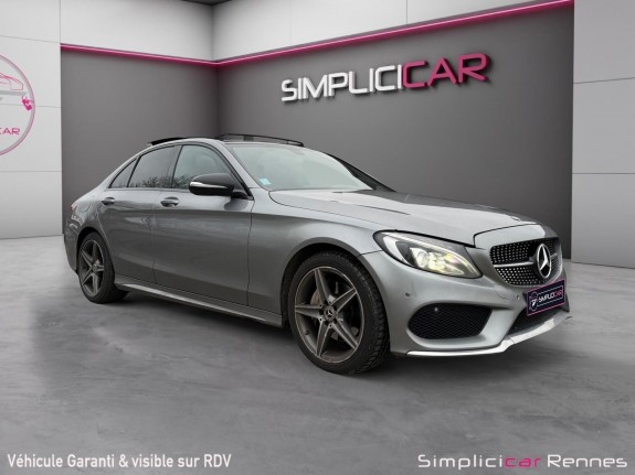 Mercedes classe c 220d phase 1, fascination 7g-tronic  amg line   toit ouvrant, caméra de recul, berline occasion...
