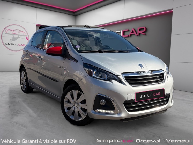 Peugeot 108 1.2 82ch bvm5 envy top! / toit ouvrant / ideal jeune permis / full entretien occasion simplicicar orgeval ...