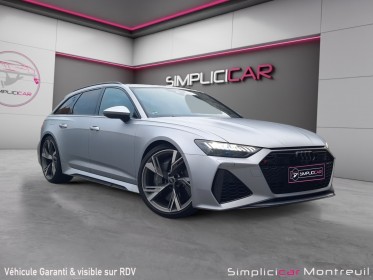 Audi rs6 avant v8 4.0 tfsi 600 tiptronic 8 quattro gris florett matt ech akrapovic occasion montreuil (porte de...